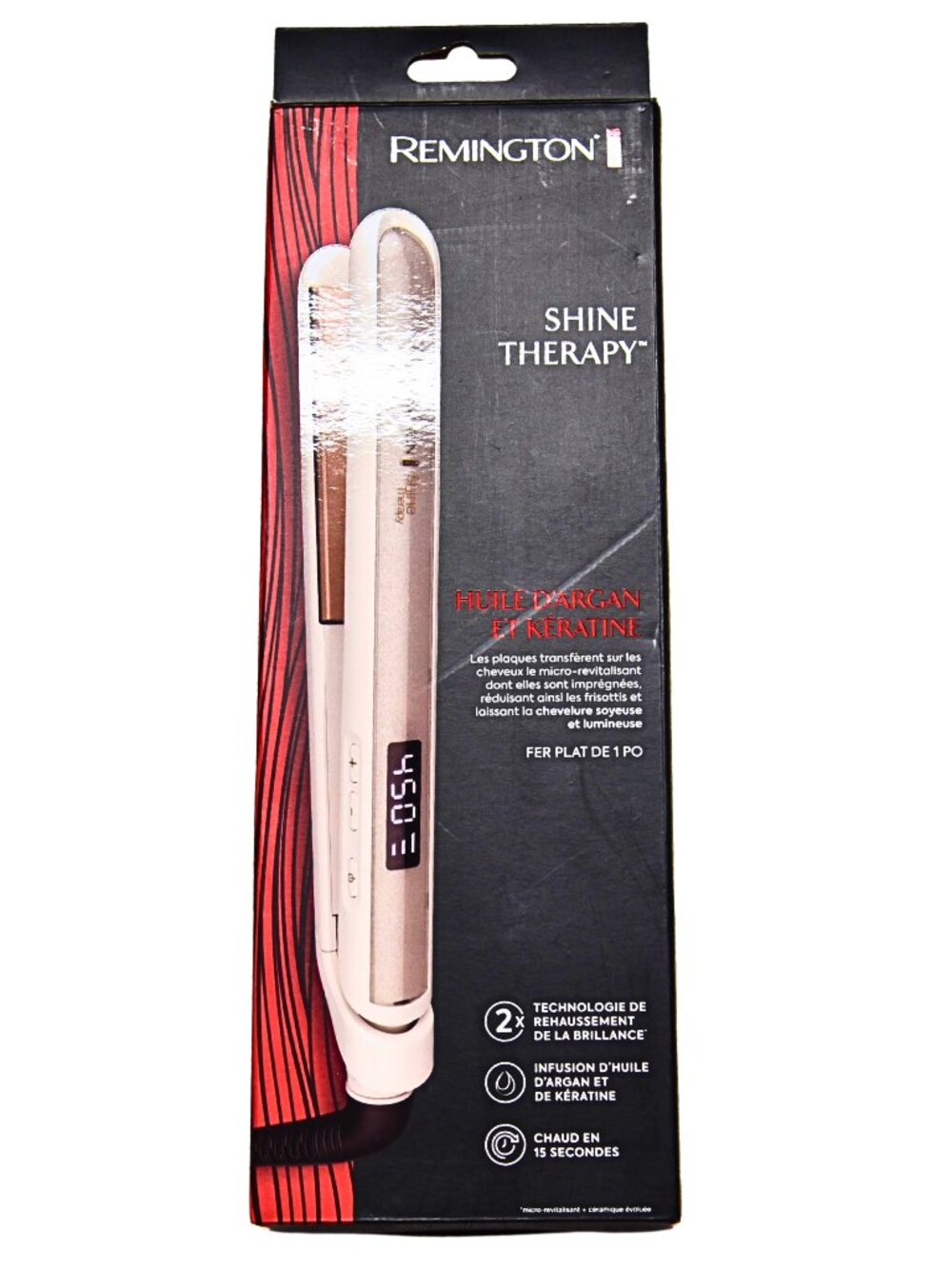 REMINGTON | Shine Therapy Hair Straightener Flat Iron 1 inch